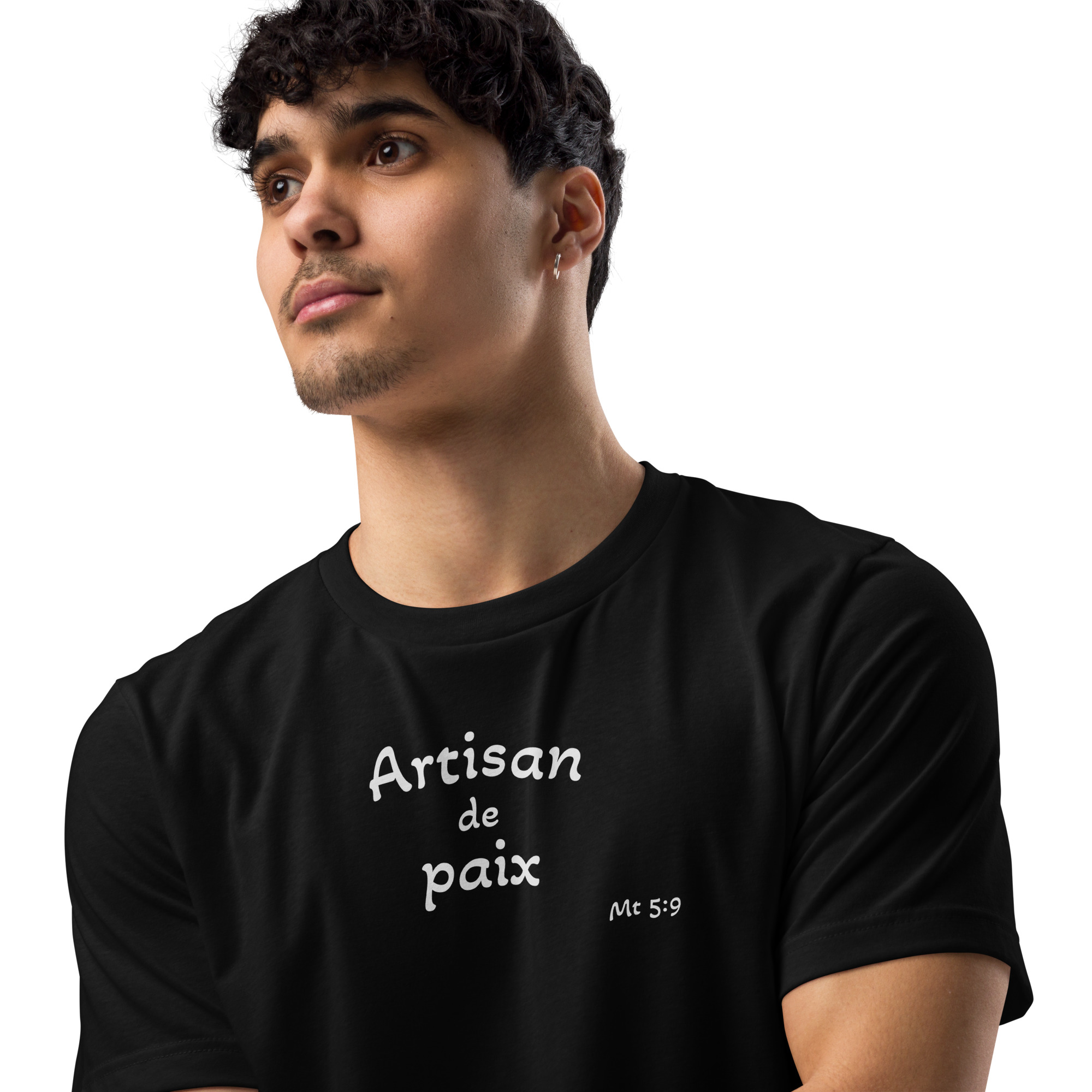 T-shirt unisexe classique écologique "Artisan de paix" – Image 4