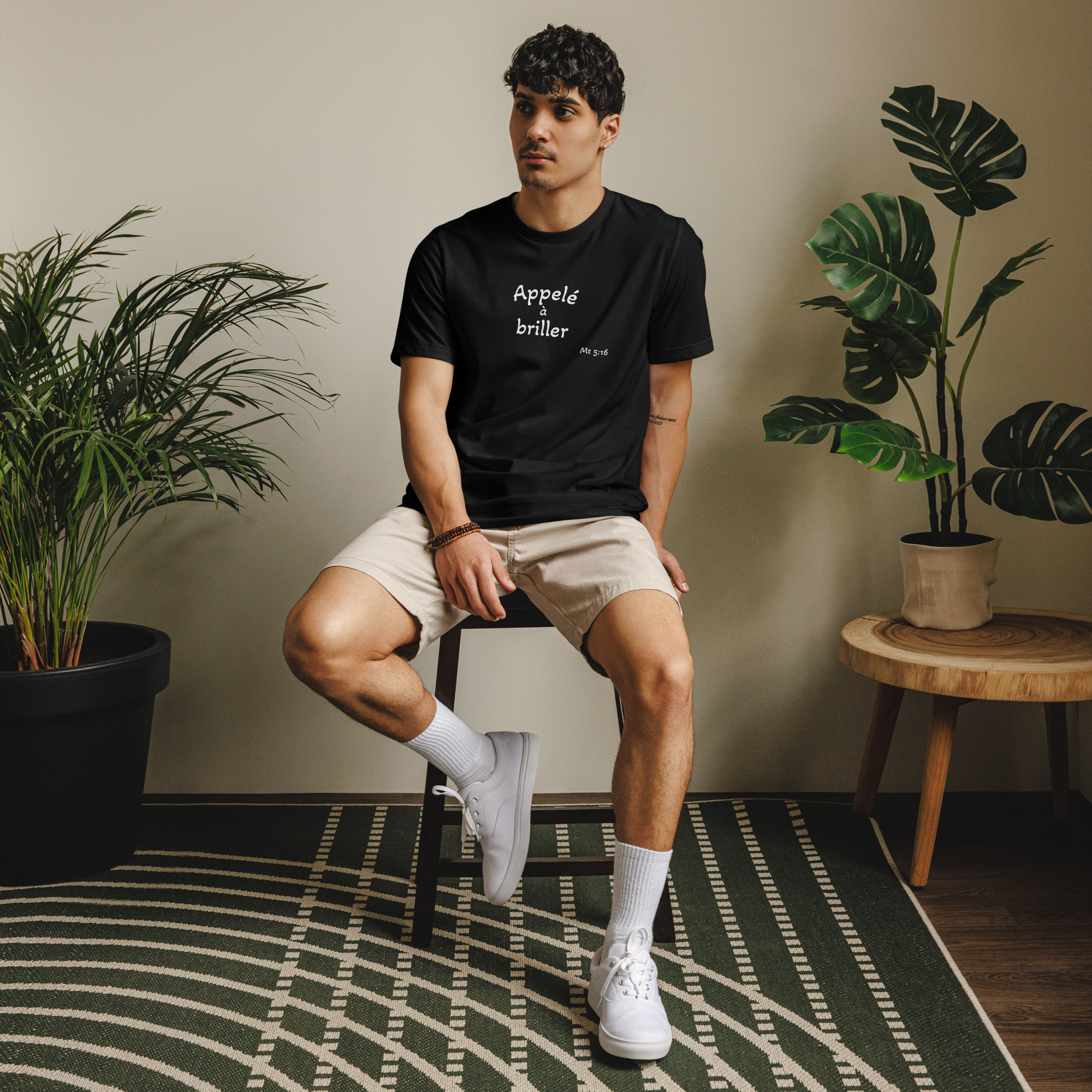 T-shirt unisexe classique écologique "Appelé à briller" – Image 6