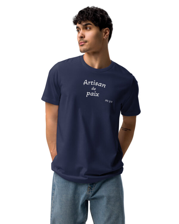 T-shirt écologique unisexe « Artisan de paix »