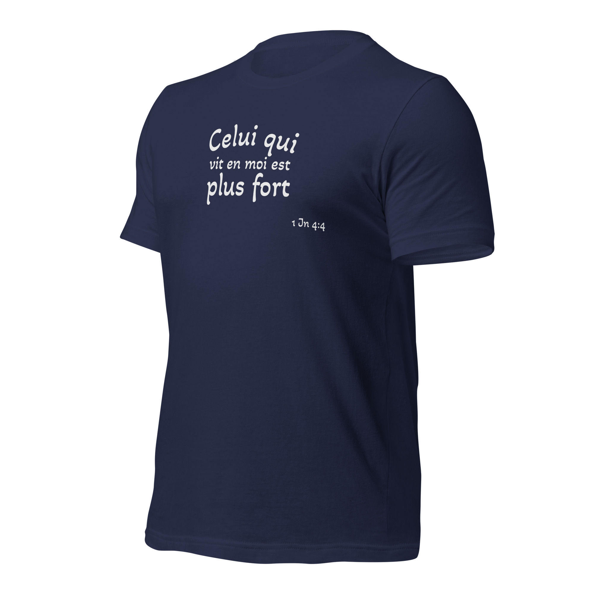 T-shirt unisexe classique écologique "Celui qui vit en moi est plus fort" – Image 5
