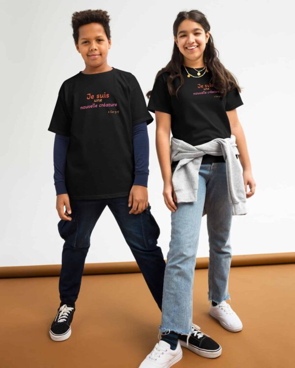 T-shirt classique enfant « Je suis une nouvelle créature »
