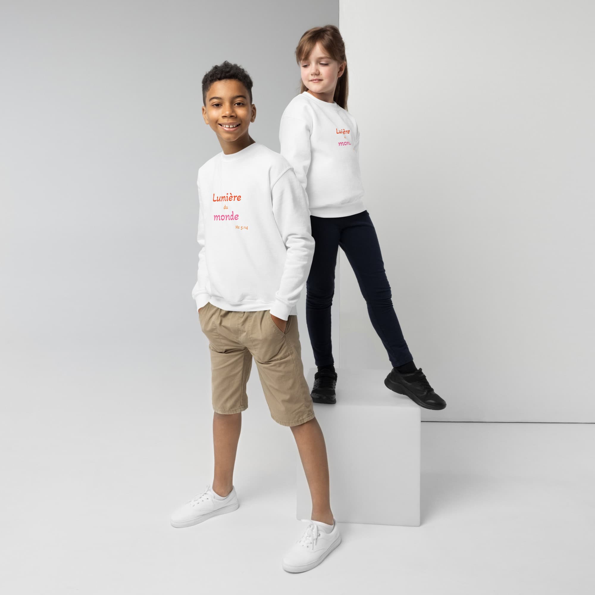 Sweat classique enfant "Lumière du monde"