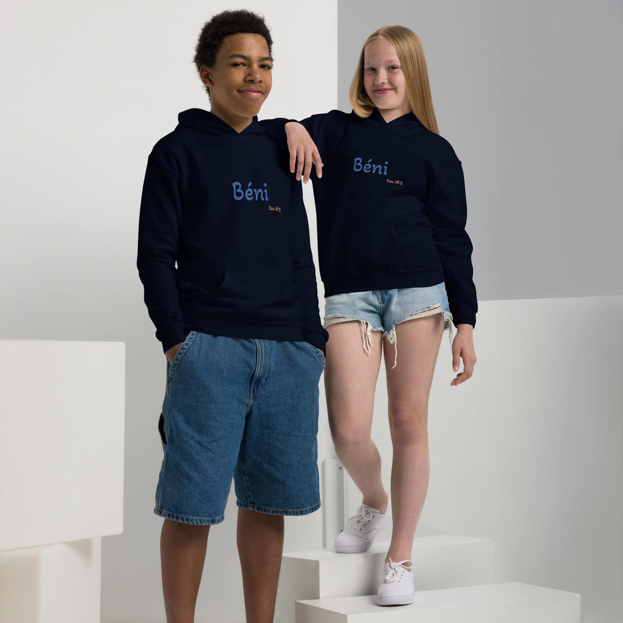 Sweat à capuche épais pour les jeunes "Béni" – Image 3