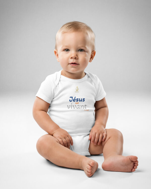 Body bébé « Jésus est vivant »