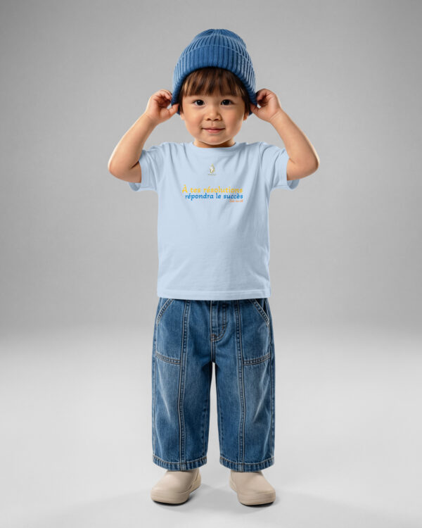T-shirt bébé KHAWNAN, parole « À tes résolutions répondra le succès ».