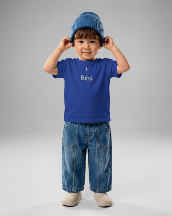 T-shirt bébé KHAWNAN, parole « Béni ».