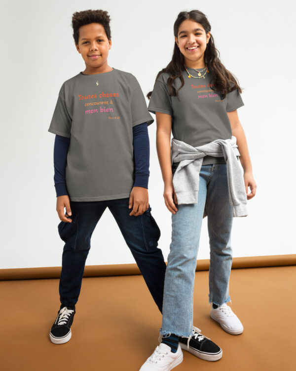 T-shirt classique enfant « Toutes choses concourent à mon bien » | KHAWNAN