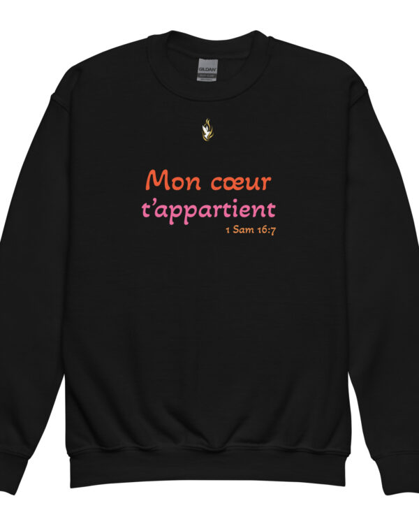 Sweat classique enfant « Mon cœur t’appartient » | KHAWNAN