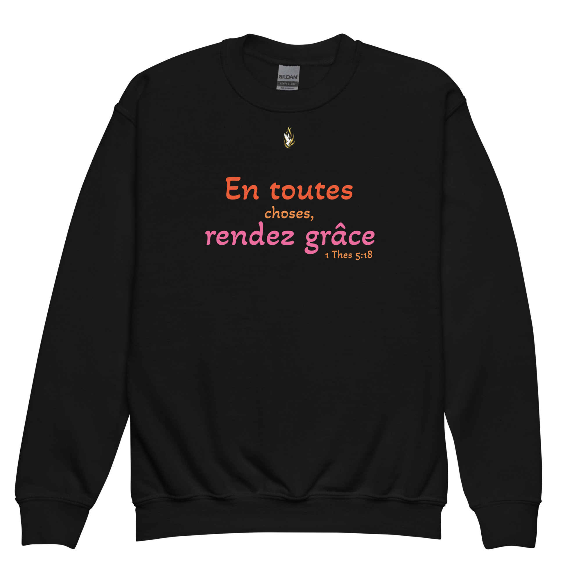 Sweat classique enfant « En toutes choses, rendez grâce » | KHAWNAN – Image 10