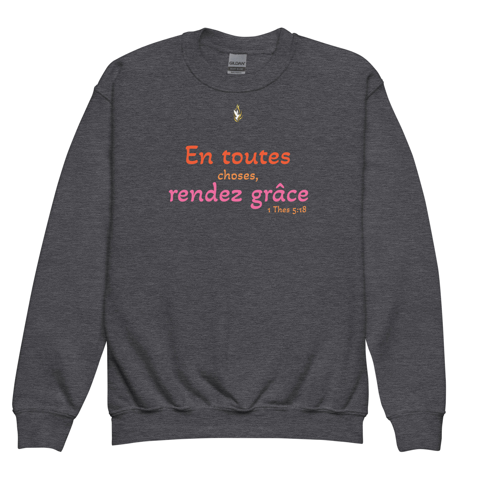 Sweat classique enfant « En toutes choses, rendez grâce » | KHAWNAN – Image 11