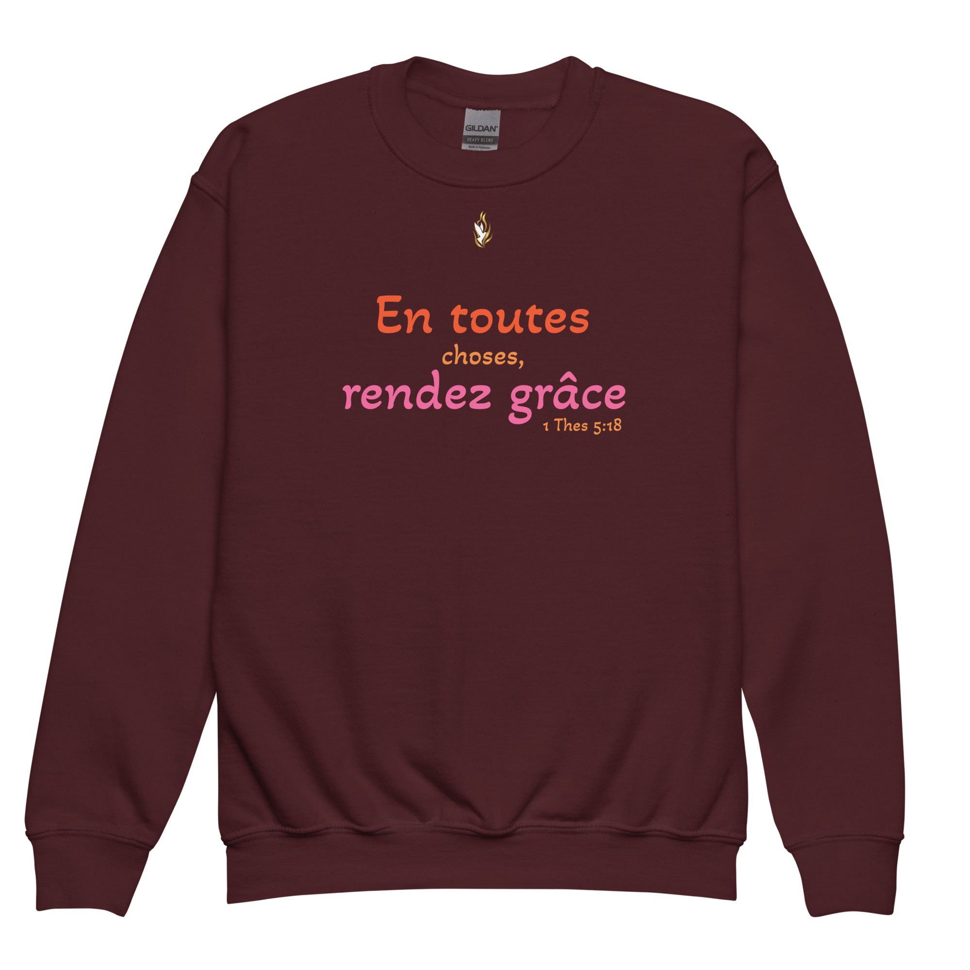 Sweat classique enfant « En toutes choses, rendez grâce » | KHAWNAN – Image 12