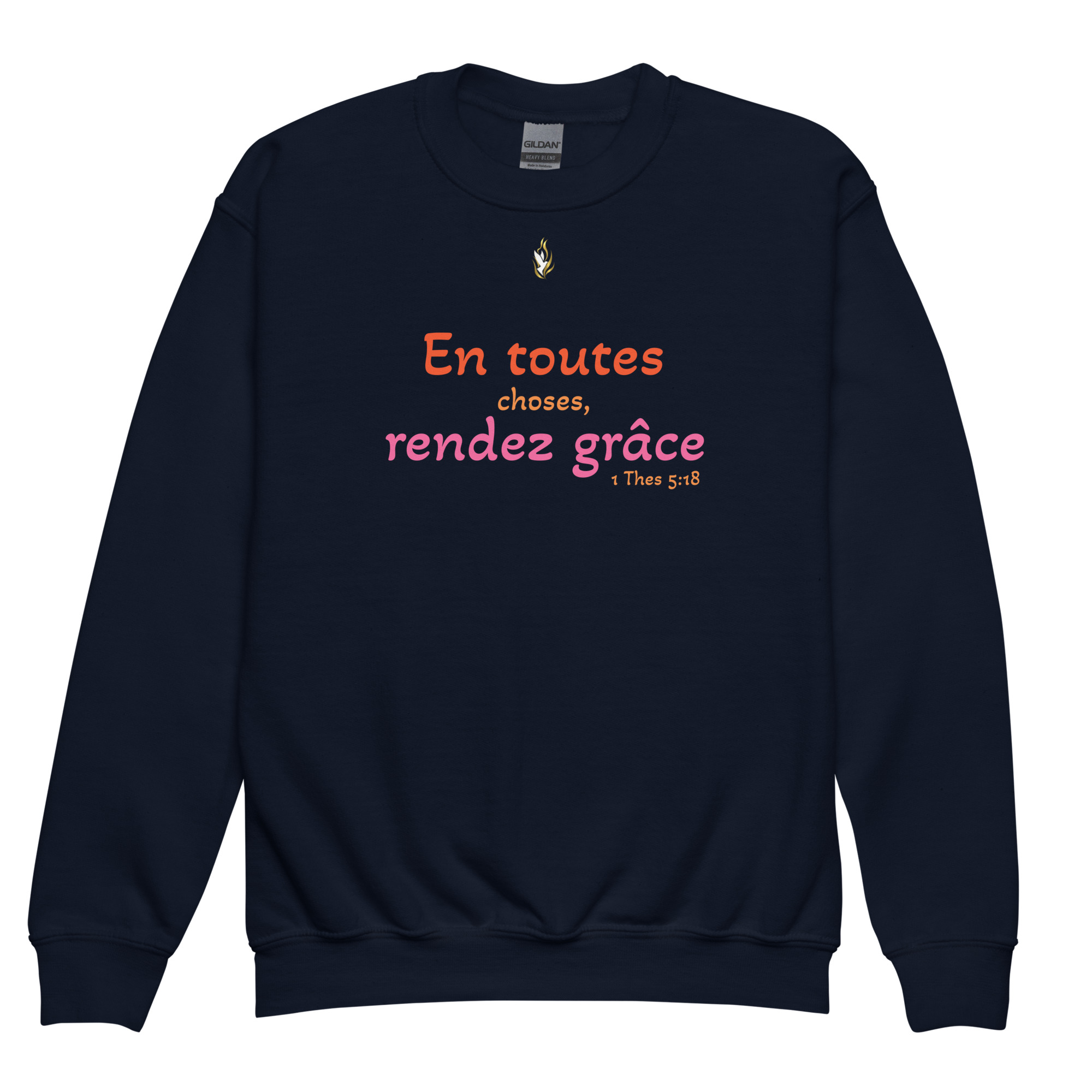 Sweat classique enfant « En toutes choses, rendez grâce » | KHAWNAN – Image 13
