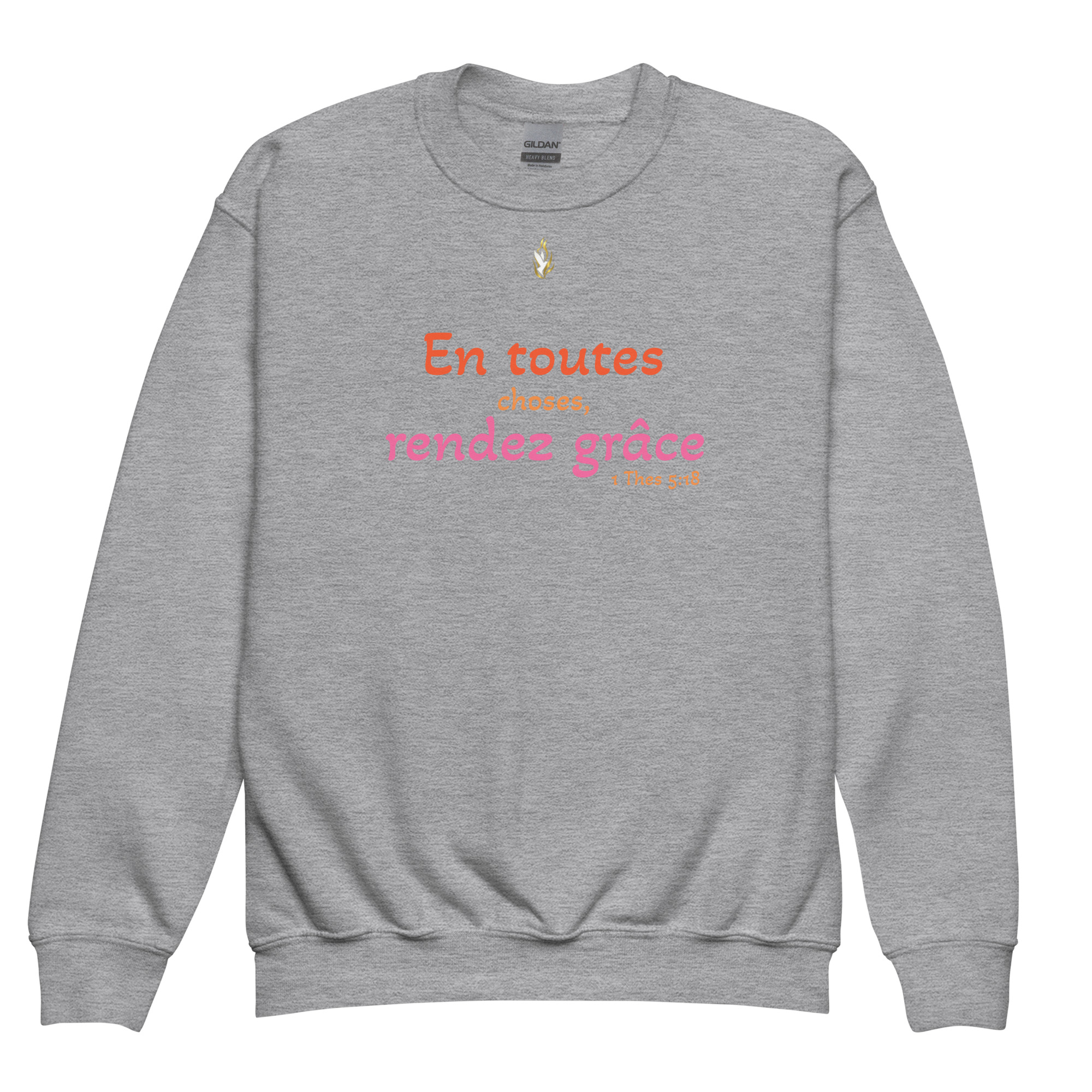 Sweat classique enfant « En toutes choses, rendez grâce » | KHAWNAN – Image 16