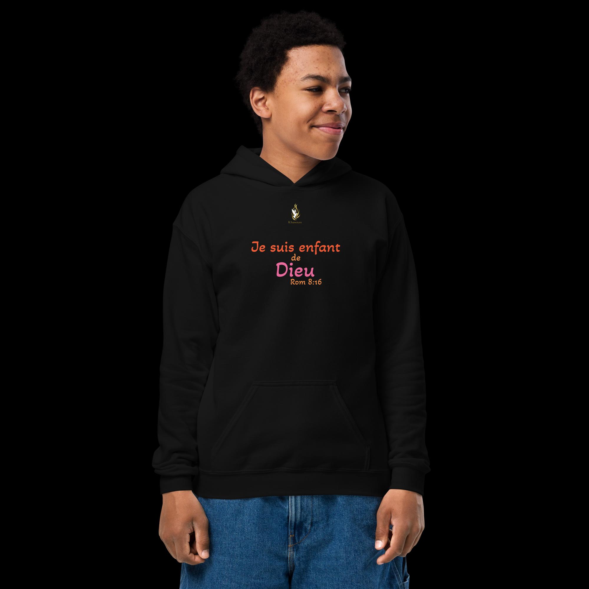 Sweat à capuche enfant « Je suis enfant de Dieu » | KHAWNAN – Image 6