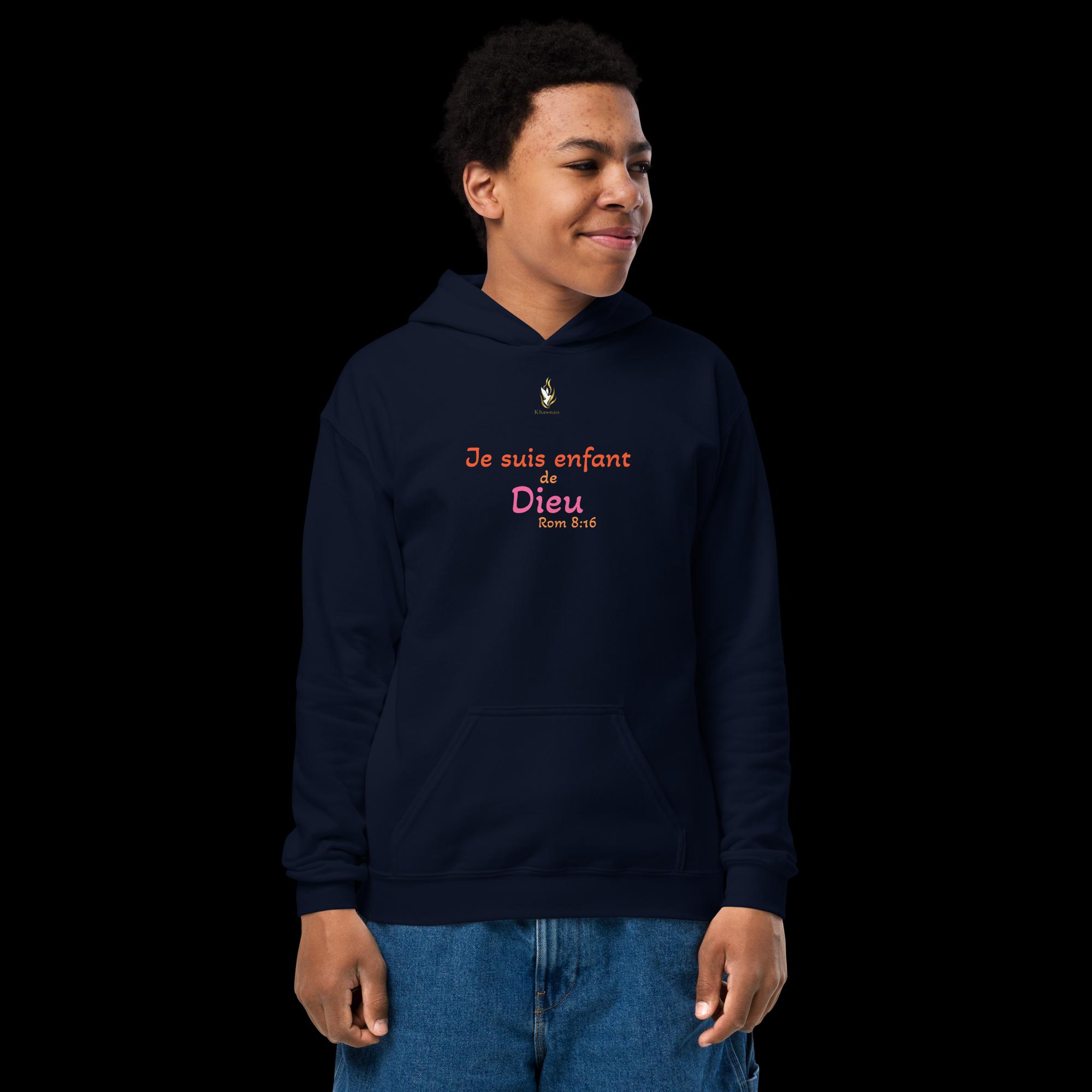 Sweat à capuche enfant « Je suis enfant de Dieu » | KHAWNAN – Image 7