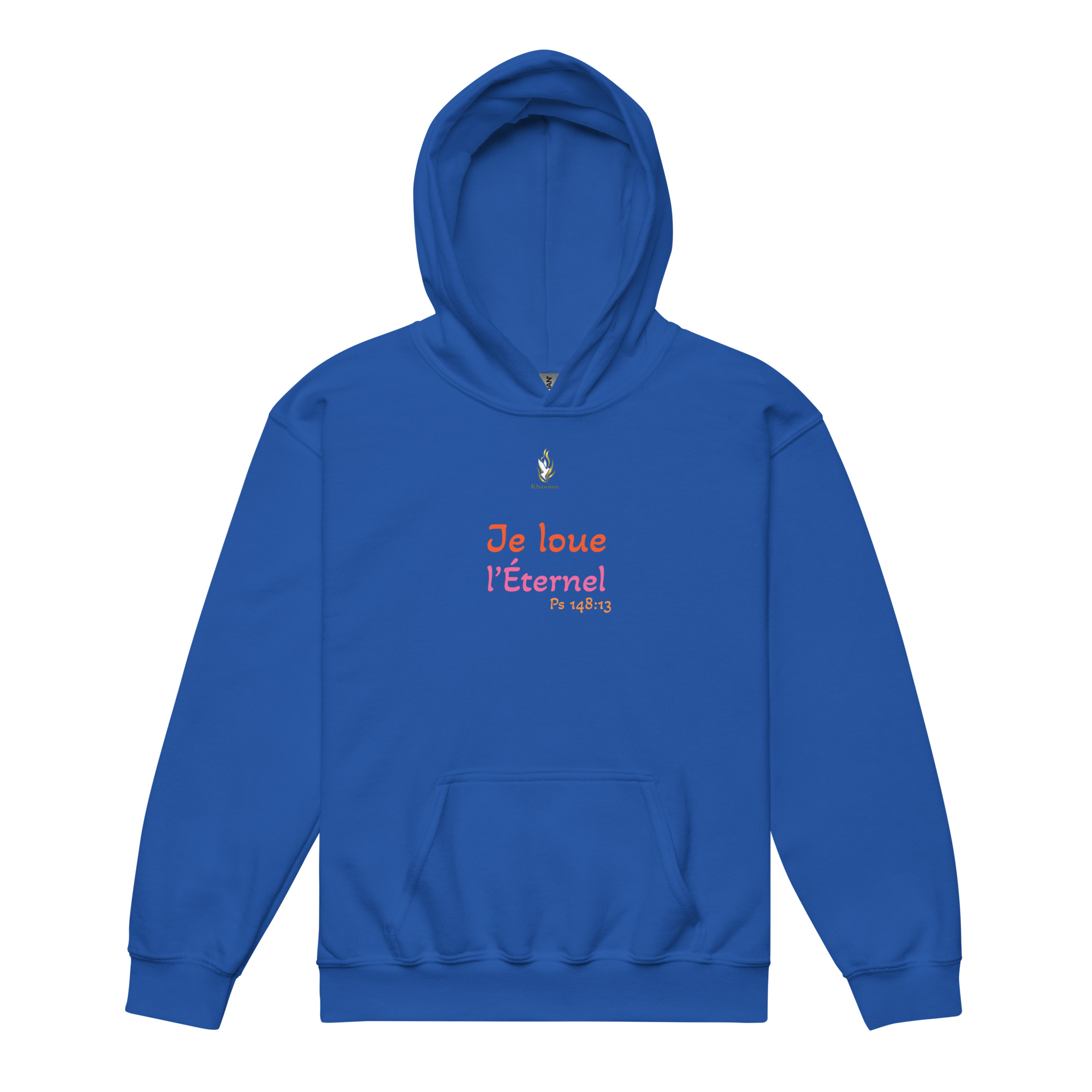 Sweat à capuche enfant « Je loue l’Éternel » | KHAWNAN – Image 5
