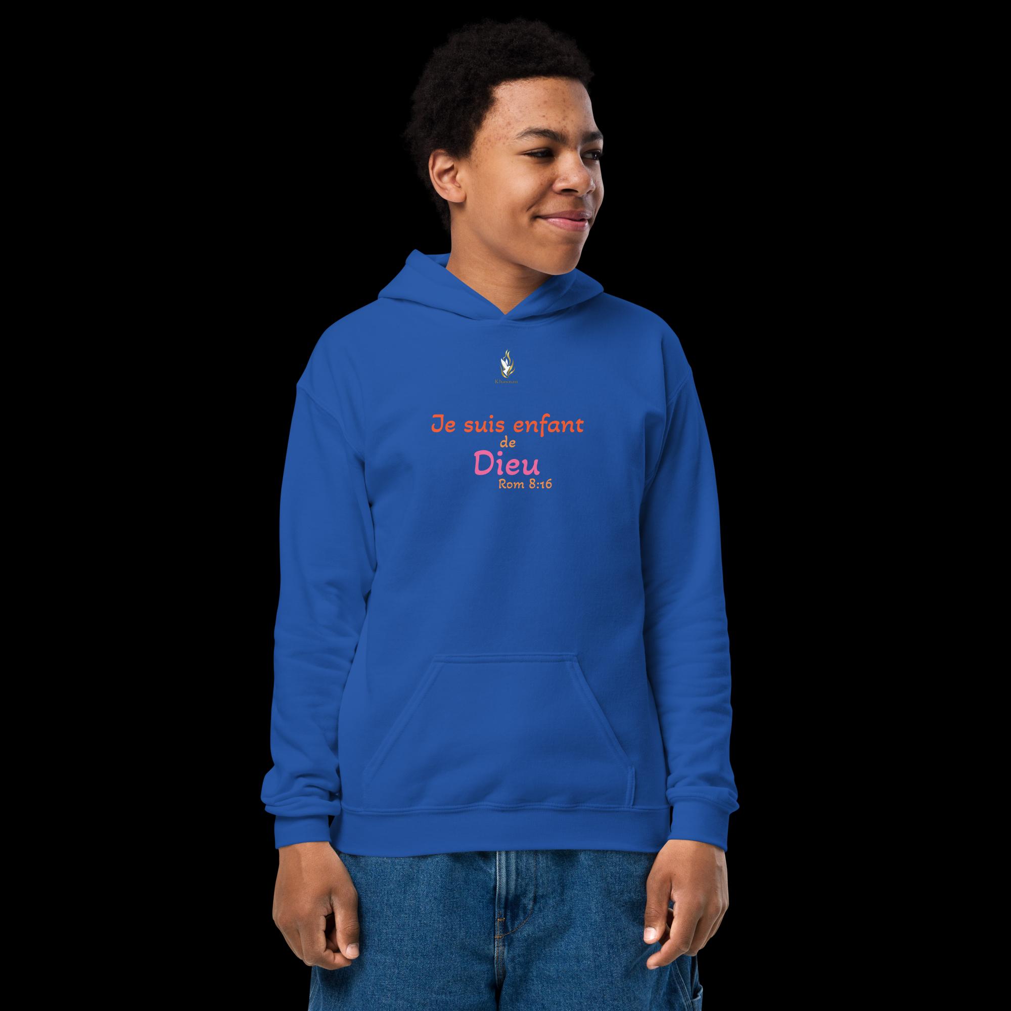 Sweat à capuche enfant « Je suis enfant de Dieu » | KHAWNAN – Image 8