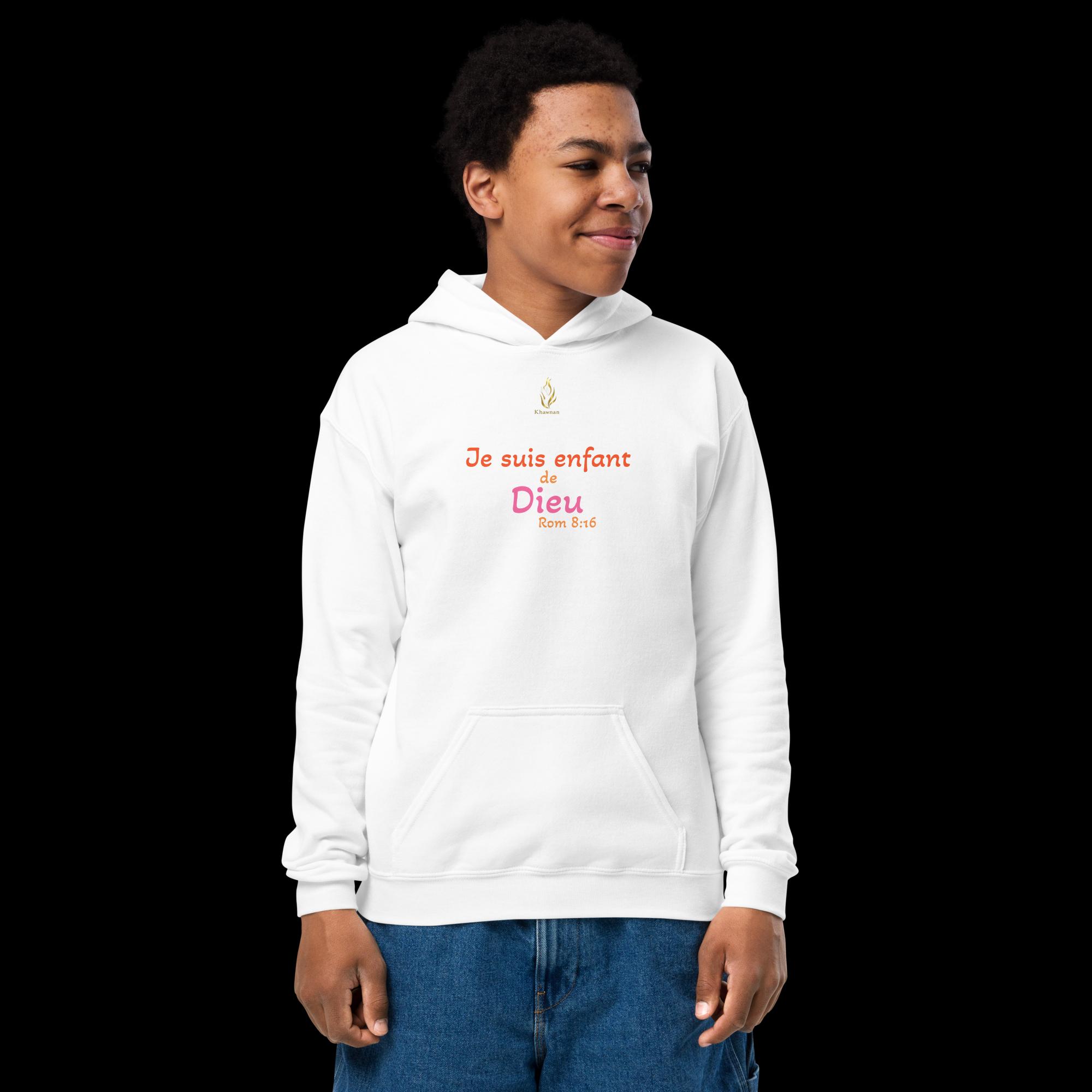 Sweat à capuche enfant « Je suis enfant de Dieu » | KHAWNAN – Image 9